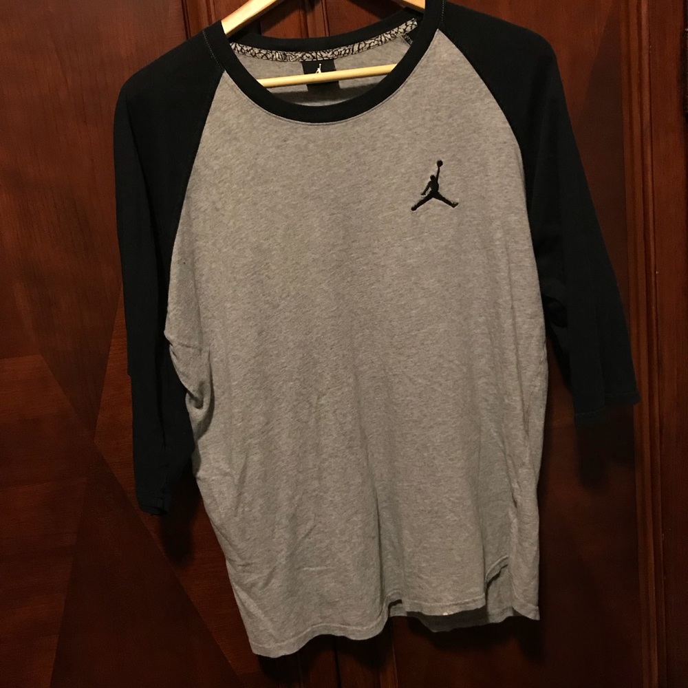 Jordan baseball cut t shirt